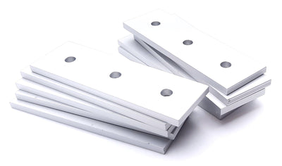 New Lot of 10 80/20 45-4306 Straight Flat Plate 45 Series 3 Hole 135mm x 42mm