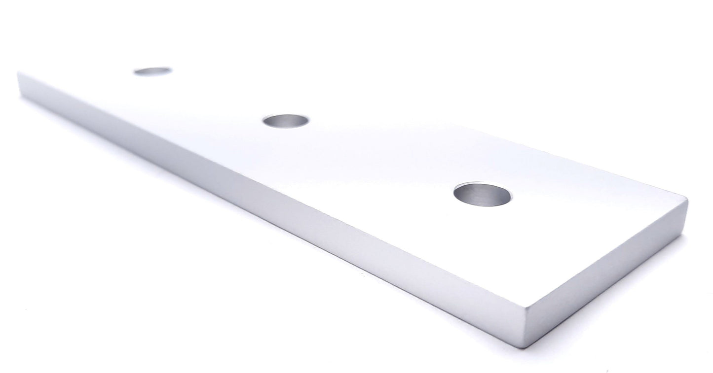 New Lot of 10 80/20 45-4306 Straight Flat Plate 45 Series 3 Hole 135mm x 42mm
