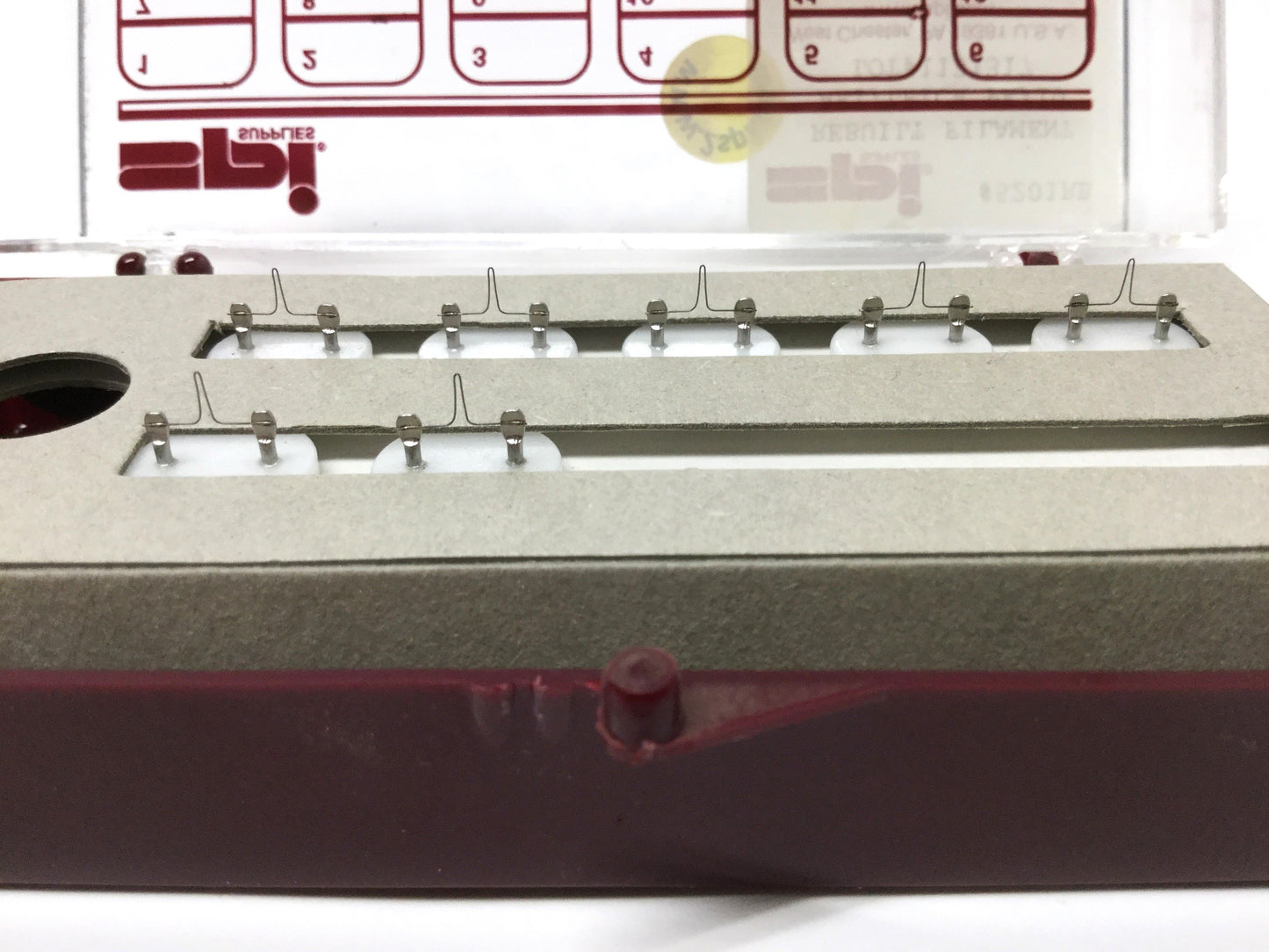 New – Open box Lot of 7 SPI 5201RB Tungsten Hair Pin Electron Microscope Filaments AEI/Leica