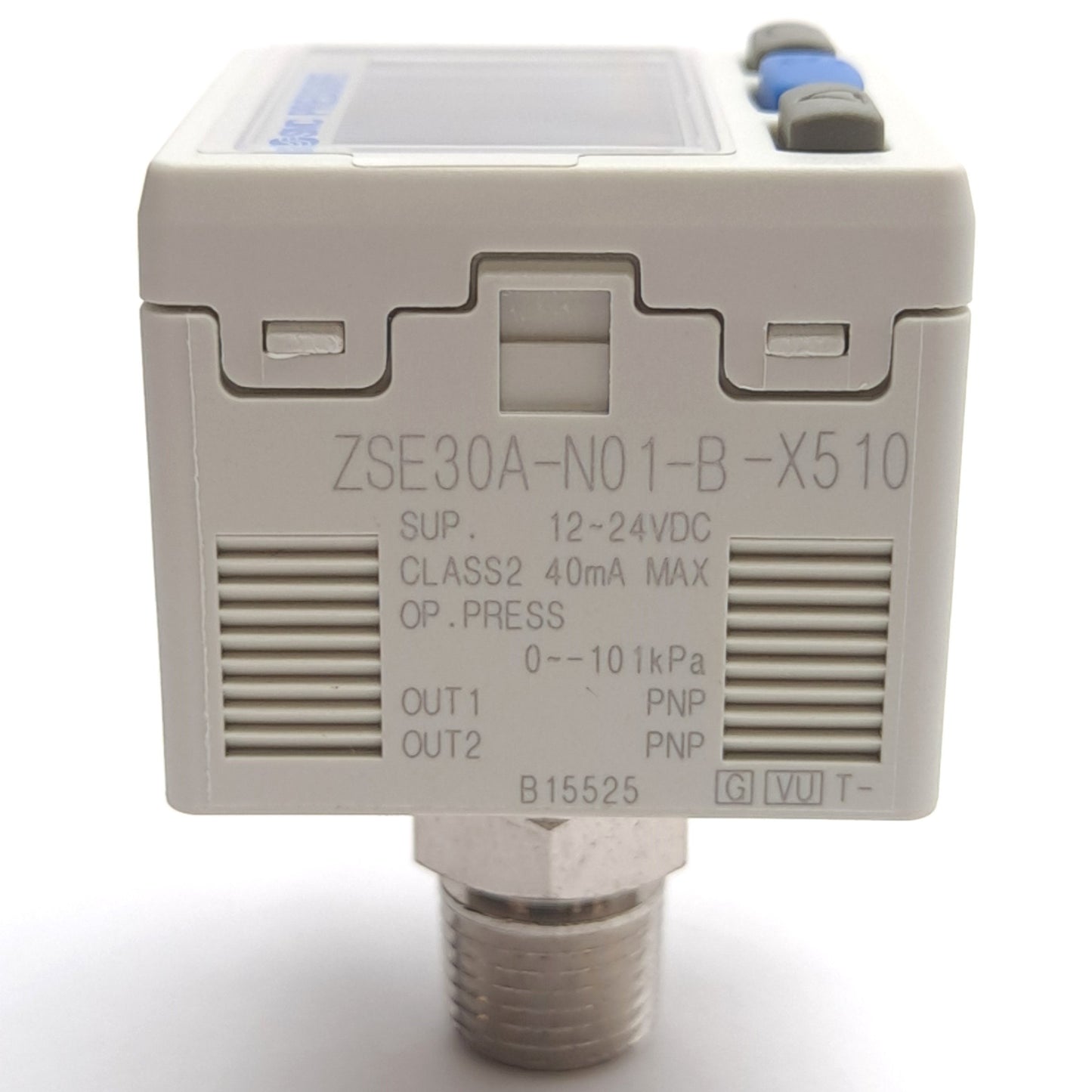 New SMC ZSE30A-N01-B-G-X510 Digital Vacuum Pressure Switch, 12-24VDC, 0 to -101kPa