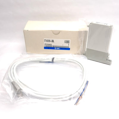 New SMC ITV0010-3BL Electro-Pneumatic Regulator, 0-10VDC Input, 0.001-0.1MPa Output