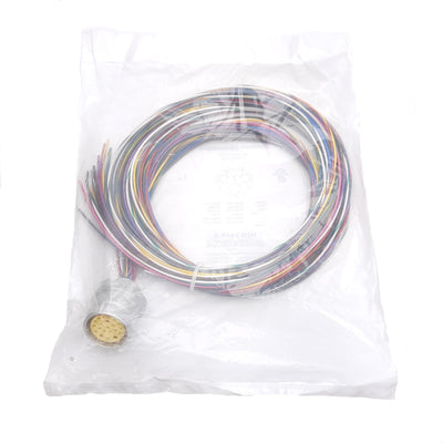 New Mencom MIN-19FR-6 MIN Size III Receptacle 19-Pin M25 Female to Flying Leads, 6ft