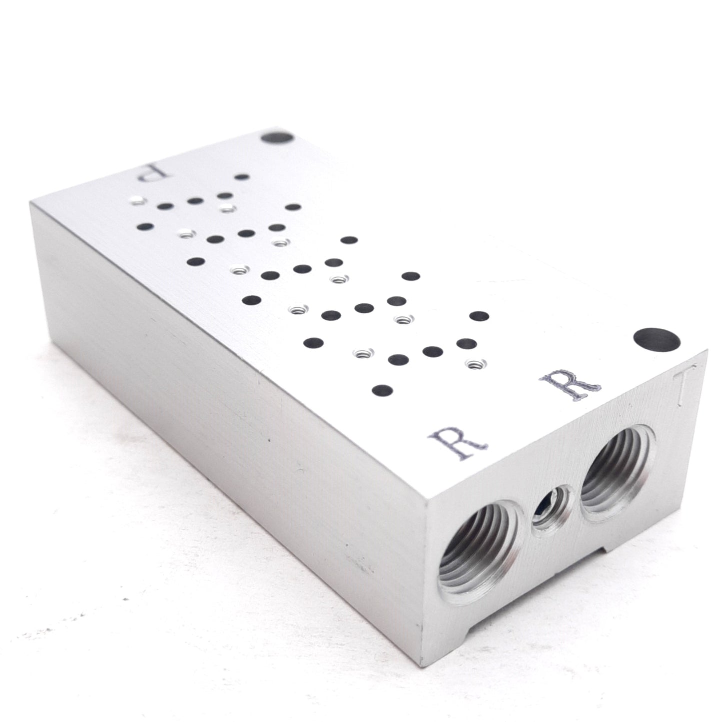 New SMC SS5YJ3-41-05-M5T Pneumatic Bar Stock Manifold 5-Station, M5x0.8 NTPF Ports