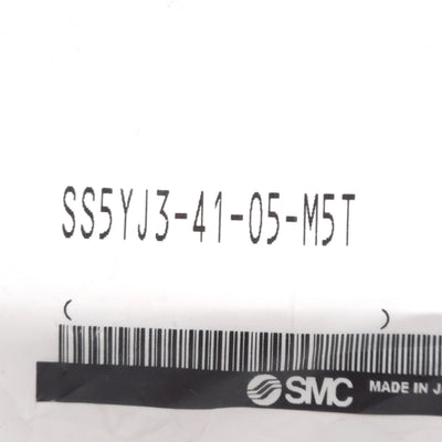 New SMC SS5YJ3-41-05-M5T Pneumatic Bar Stock Manifold 5-Station, M5x0.8 NTPF Ports