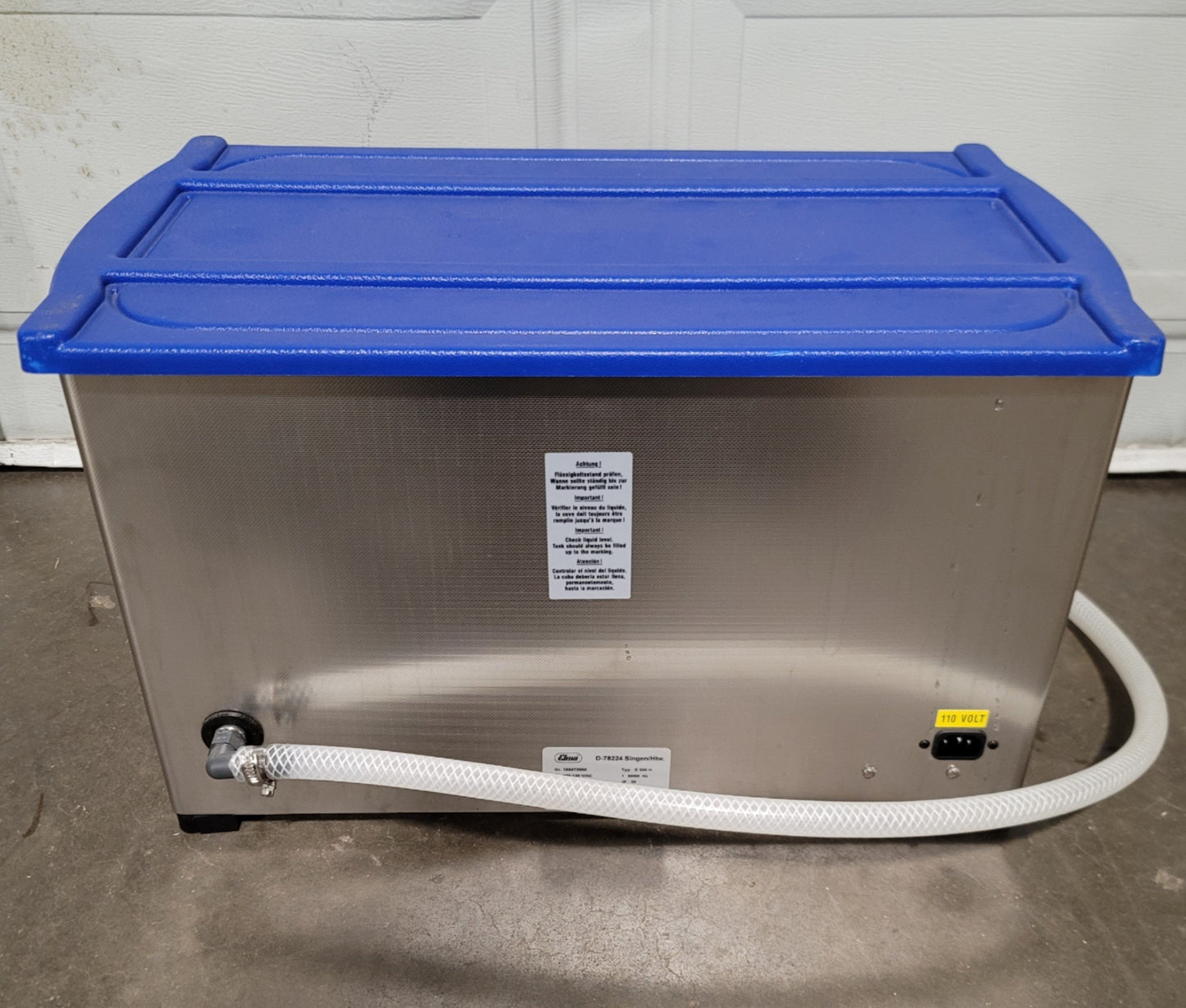 Used ELMA E 300 H Elmasonic Ultrasonic Cleaner 1200W, 37kHz, 27L, 30° To 80°C, 120VAC