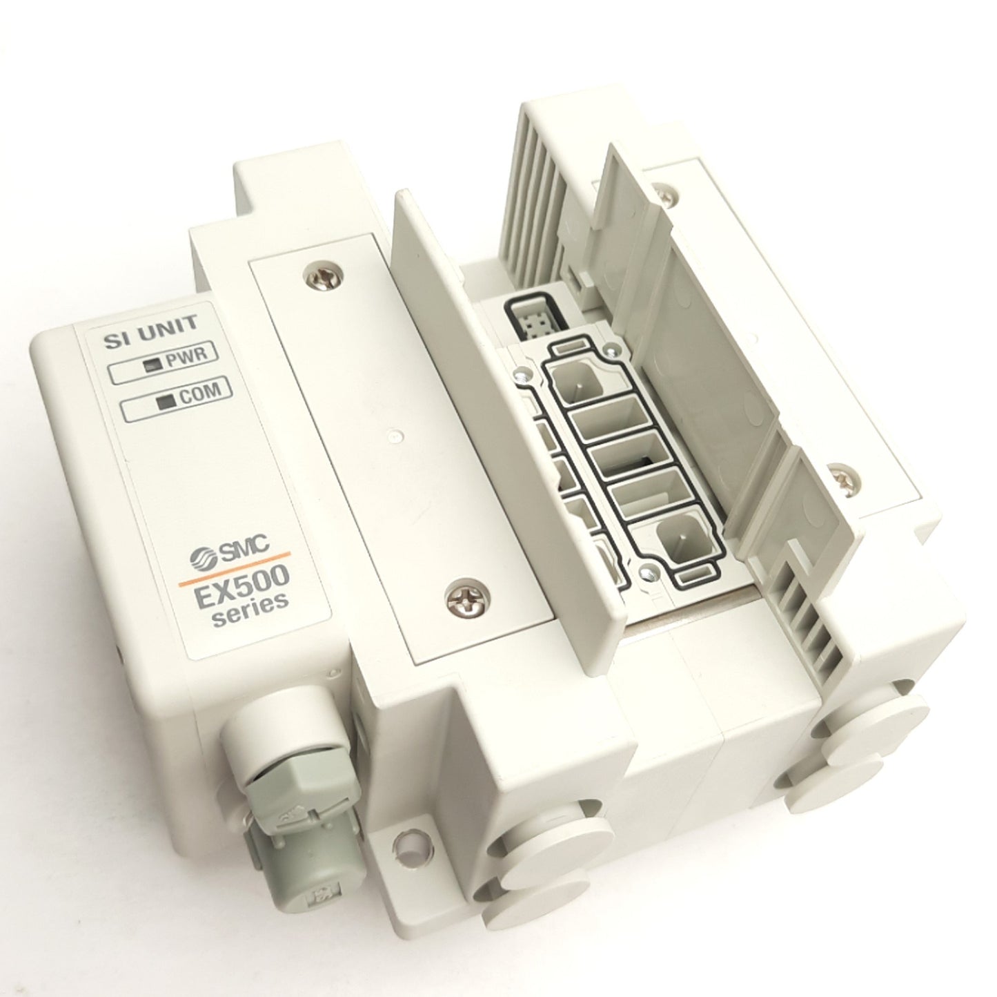 New SMC SS5Y5-11SA2N-02B-C6 EX500 Pneumatic Manifold 2-Station,16 Outputs PNP, 24VDC