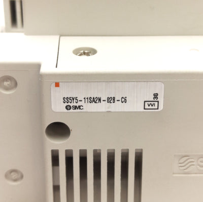 New SMC SS5Y5-11SA2N-02B-C6 EX500 Pneumatic Manifold 2-Station,16 Outputs PNP, 24VDC