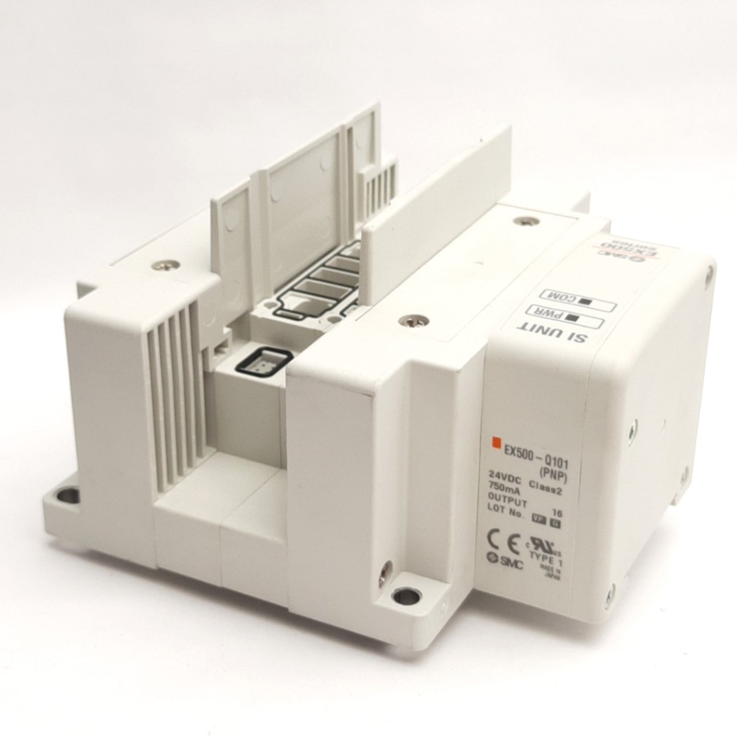 New SMC SS5Y5-11SA2N-02B-C6 EX500 Pneumatic Manifold 2-Station,16 Outputs PNP, 24VDC