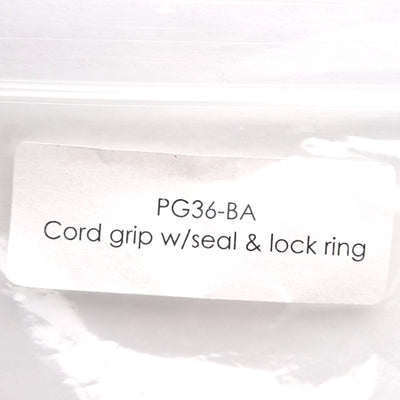 New – Open box APG PG36-BA Cable Gland Cord Grip W/ Seal & Lock Ring, PG 36 Thread, IP67 & IP65