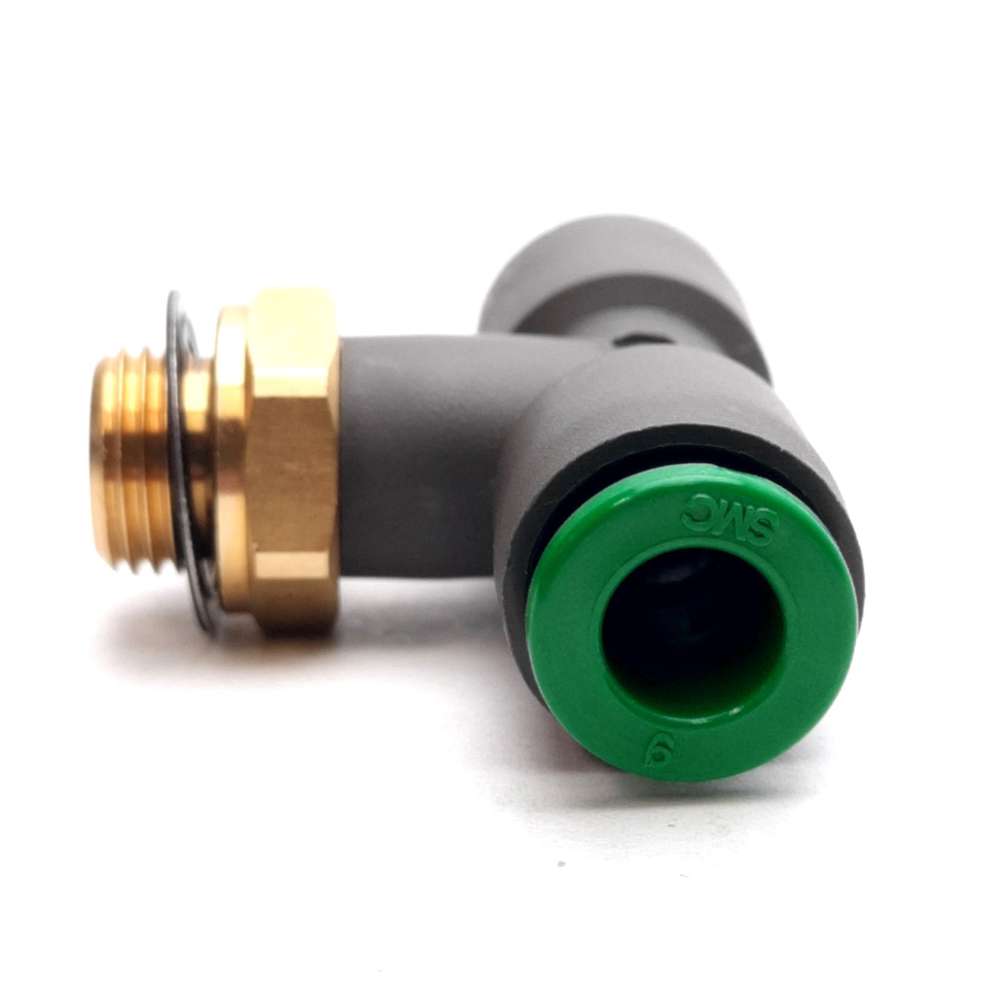 New Lot of 10 SMC KRT06-G01 Flame Resistant Branch Tee Fitting, ø6mm One-Touch, G1/8