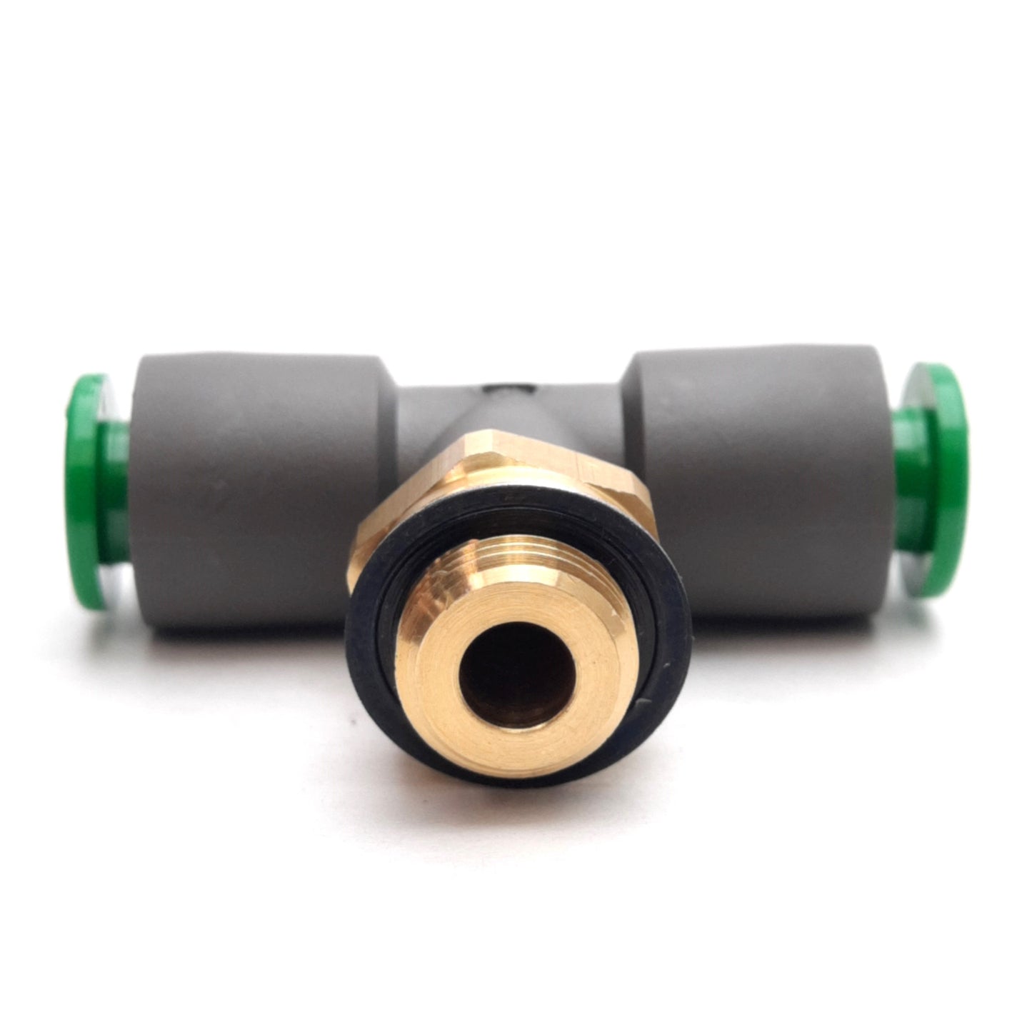 New Lot of 10 SMC KRT06-G01 Flame Resistant Branch Tee Fitting, ø6mm One-Touch, G1/8