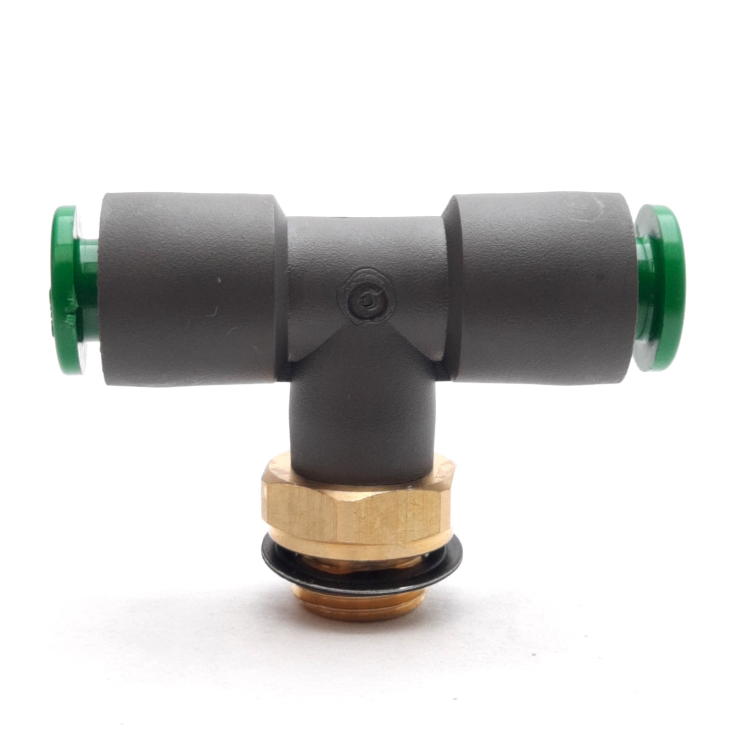 New Lot of 10 SMC KRT06-G01 Flame Resistant Branch Tee Fitting, ø6mm One-Touch, G1/8