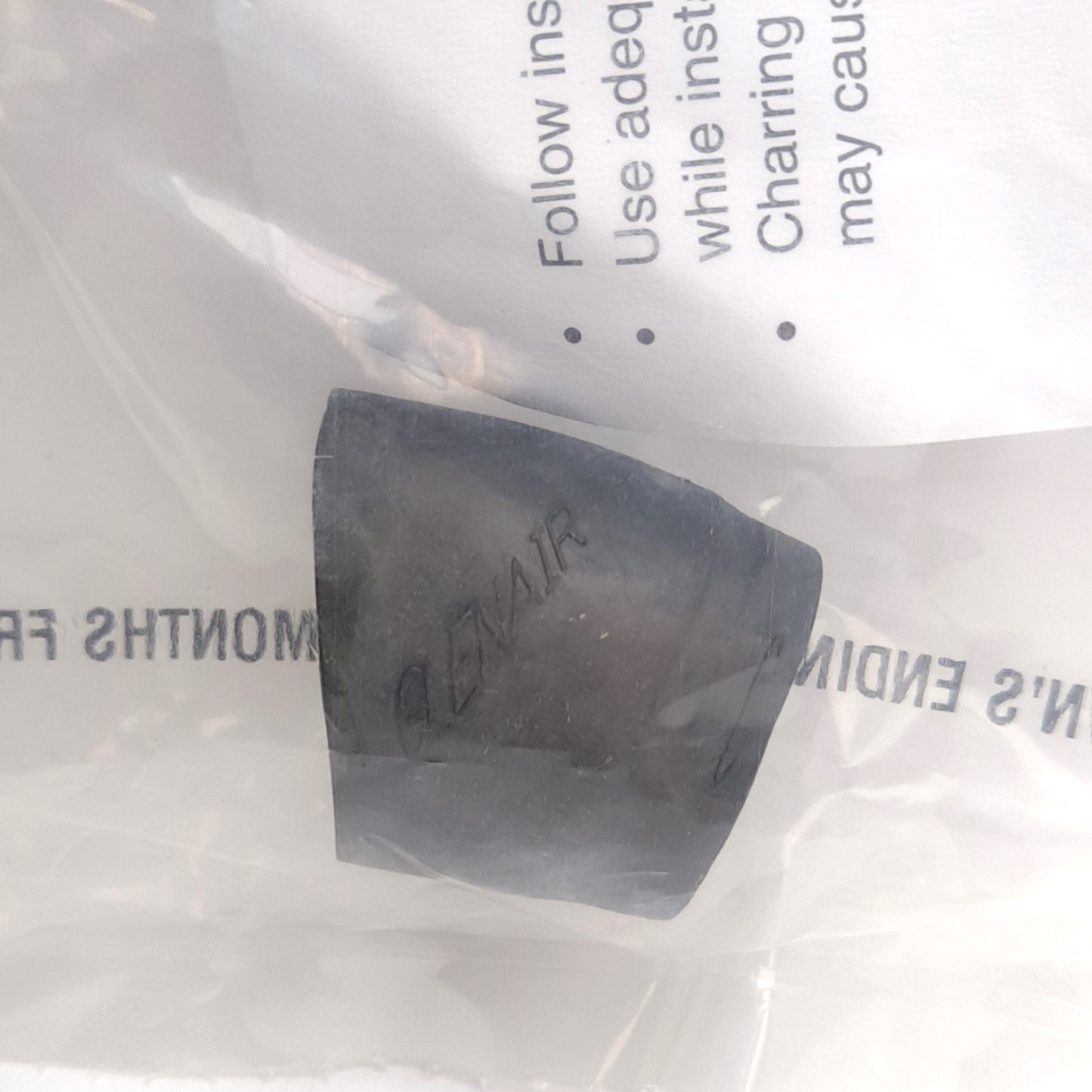 New Lot of 2 Glenair 770-005A203W1 Non-Lipped Right Angle Shrink Boot, Zero Halogen