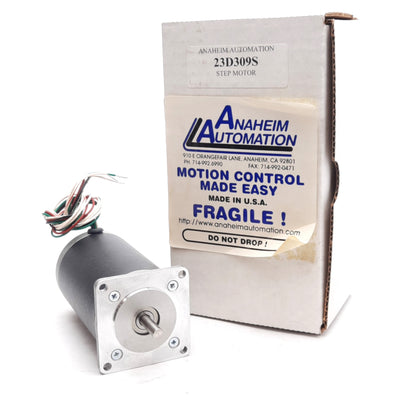New Anaheim 23D309S Stepper Motor, 1.8°/Step, 2.2VDC 4.6A, 150oz-in, NEMA 23