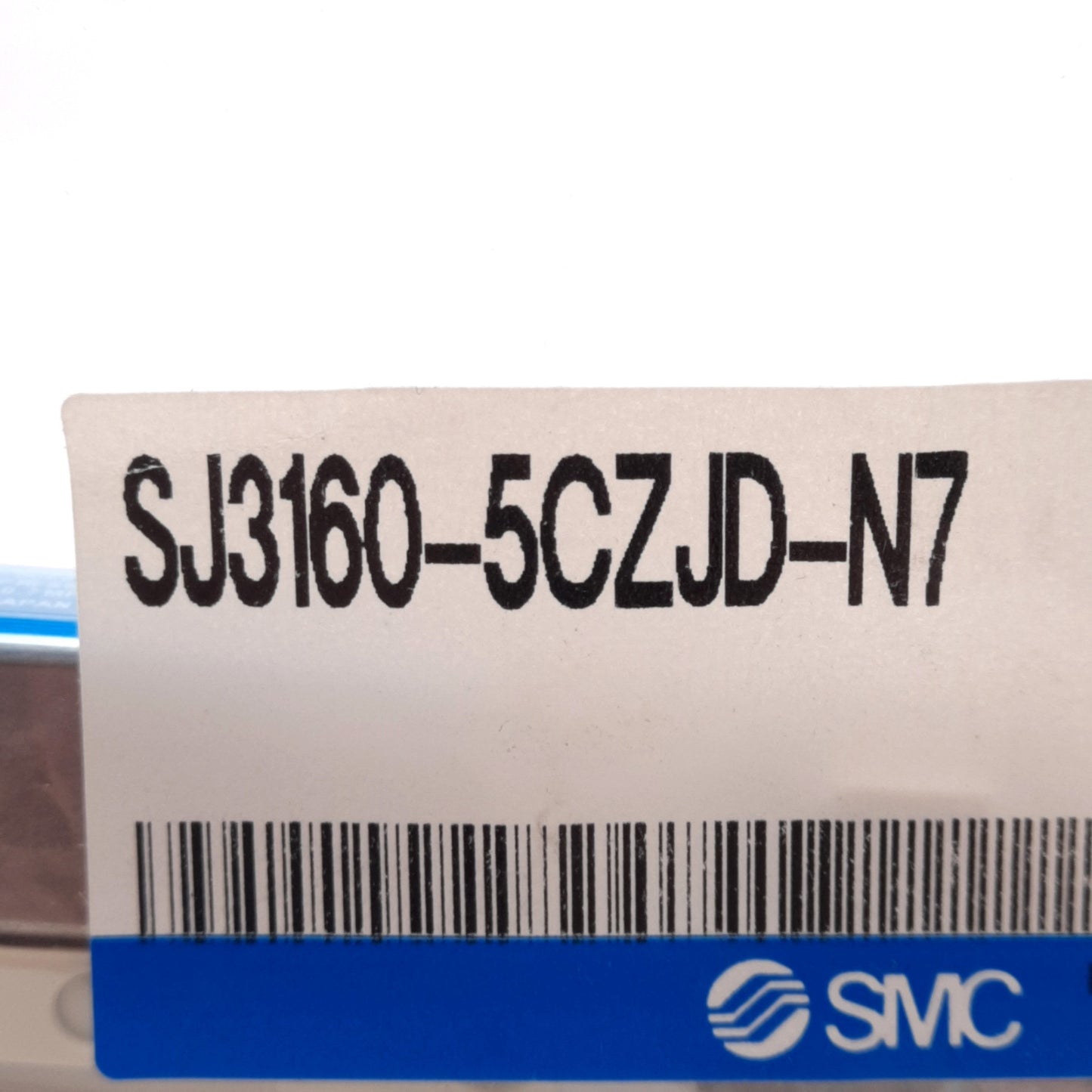 New SMC SJ3160-5CZJD-N7 Solenoid Valve, 0.15-0.7MPa, ø1/4in One-Touch, 24VDC Coil