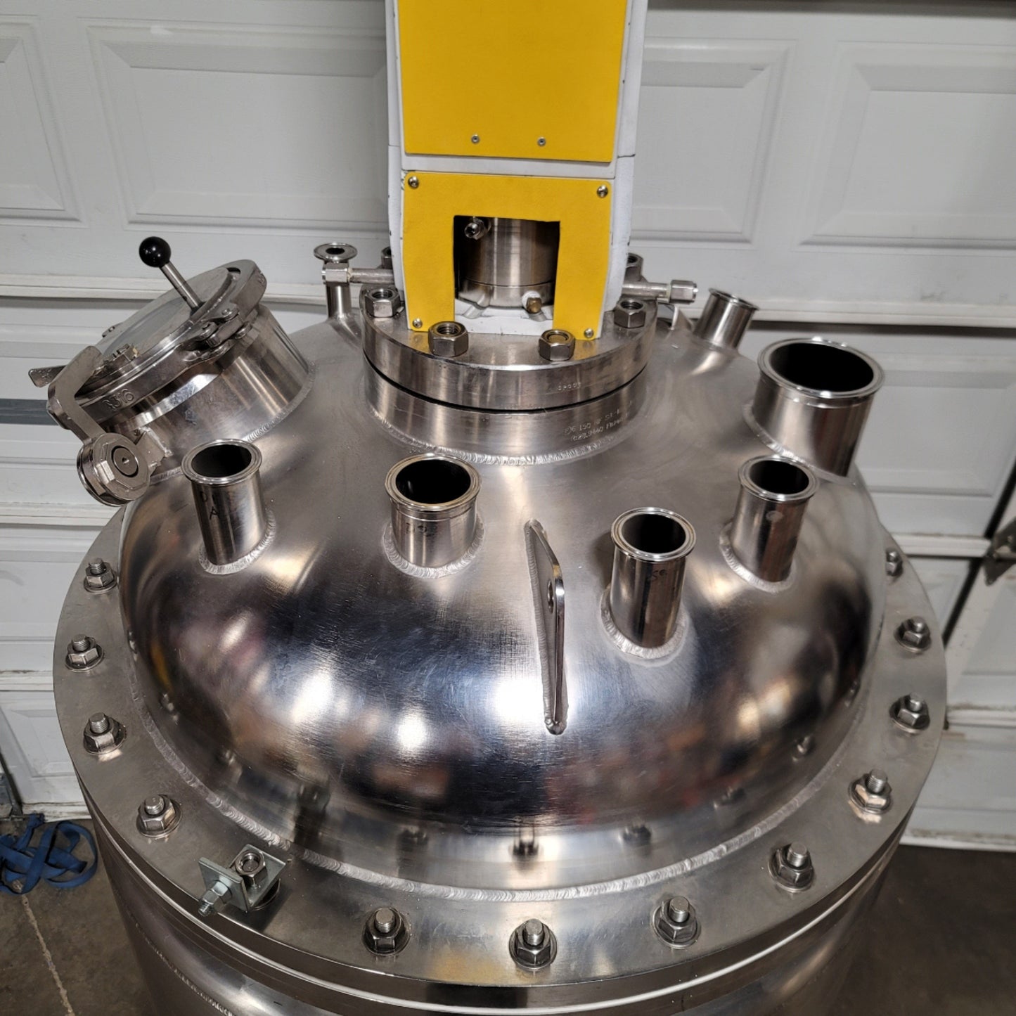 Used Steel-Pro Incorporated RS-101 100 Gallon Reactor Tank With Lightnin X1S500 Mixer