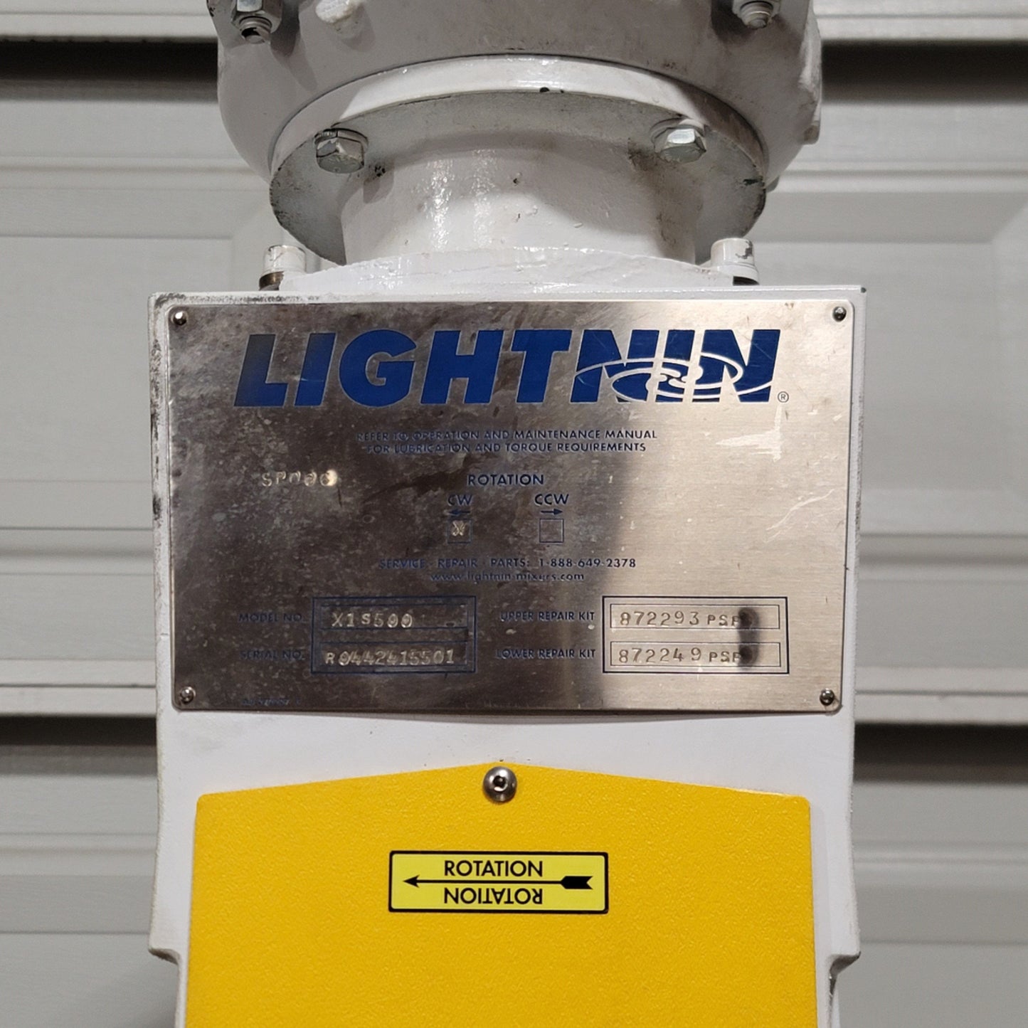 Used Steel-Pro Incorporated RS-101 100 Gallon Reactor Tank With Lightnin X1S500 Mixer