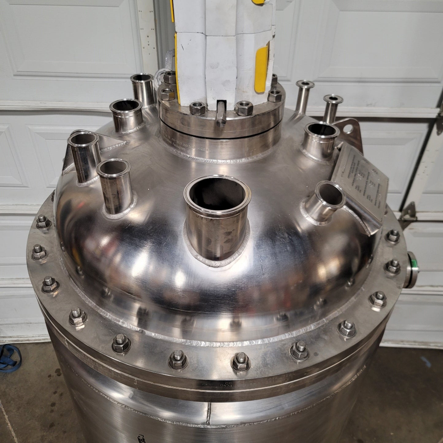 Used Steel-Pro Incorporated RS-101 100 Gallon Reactor Tank With Lightnin X1S500 Mixer