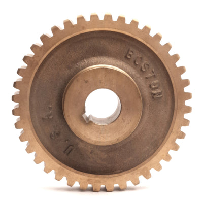 Used Boston Gear GB1072A Bronze Worm Gear, 8in Pitch, 40-Teeth, 14.5° PA, 1in Bore