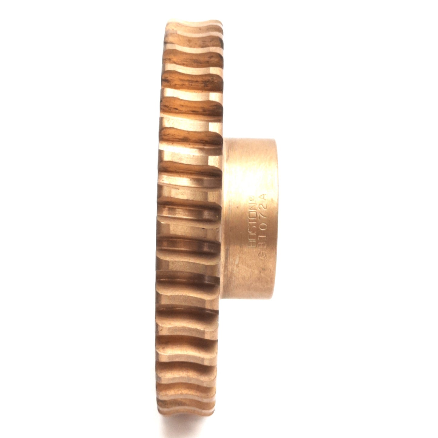 Used Boston Gear GB1072A Bronze Worm Gear, 8in Pitch, 40-Teeth, 14.5° PA, 1in Bore