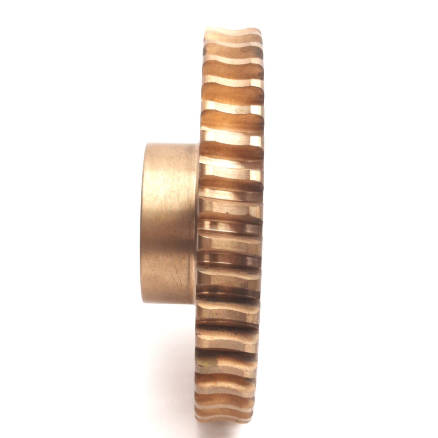 Used Boston Gear GB1072A Bronze Worm Gear, 8in Pitch, 40-Teeth, 14.5° PA, 1in Bore
