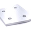 New Lot of 5 80/20 4316 15 Degree Angled Flat Plate 15 Series 4 Hole 3.5" x 3"