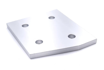 New Lot of 5 80/20 4316 15 Degree Angled Flat Plate 15 Series 4 Hole 3.5" x 3"