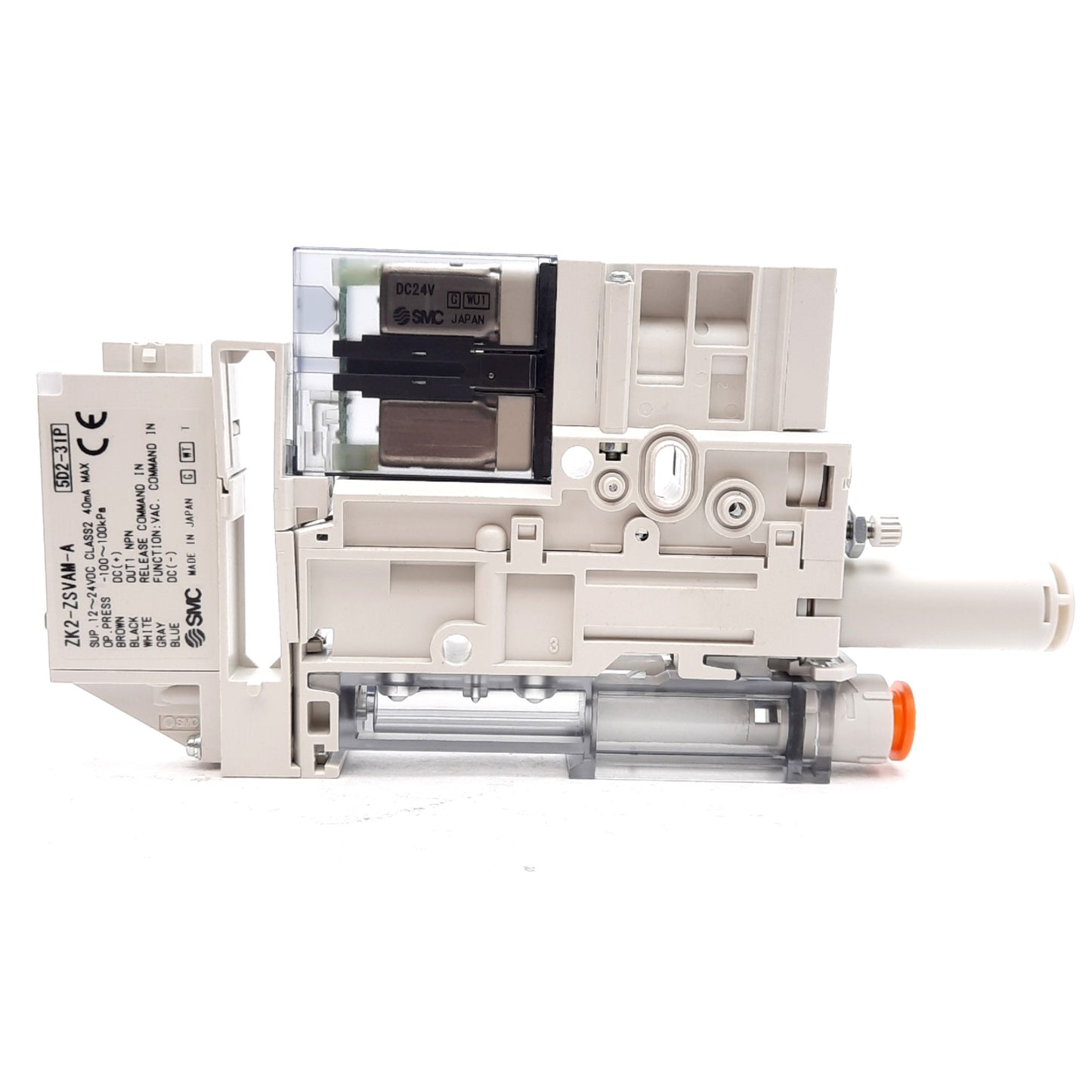 New SMC ZK2H15K5QW-09 Vacuum Ejector, -100~100kPa, NPN, ø1.5mm Nozzle, ø5/16in Port