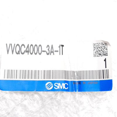 New SMC VVQC4000-3A-1T D-Side End Plate Assembly, For Use With EX240 I/O, NPTF Ports