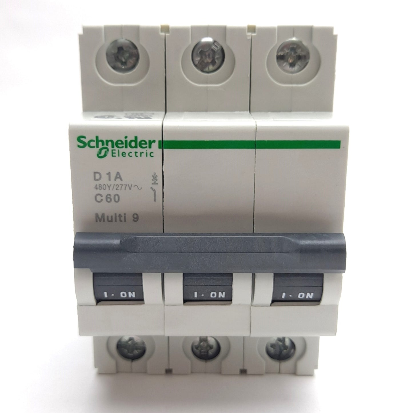 New – Open box Schneider Electric 24532 C60 Miniature Circuit Breaker, 3-Pole, 277VAC 1A
