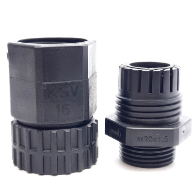New Lot of 10 Murrplastik 83611456 KSV Conduit Fitting, M20x1.5/16 Thread, IP65