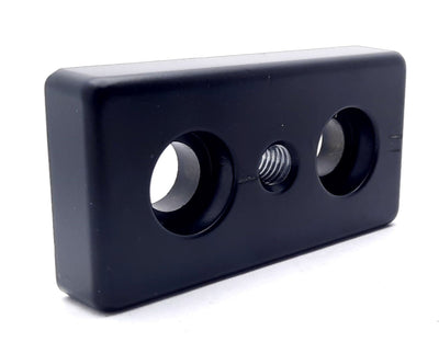 New Lot of 2 80/20 14028 Center Tap Base Plate 45 Series, M10 x 1.50, 90mm x 45mm