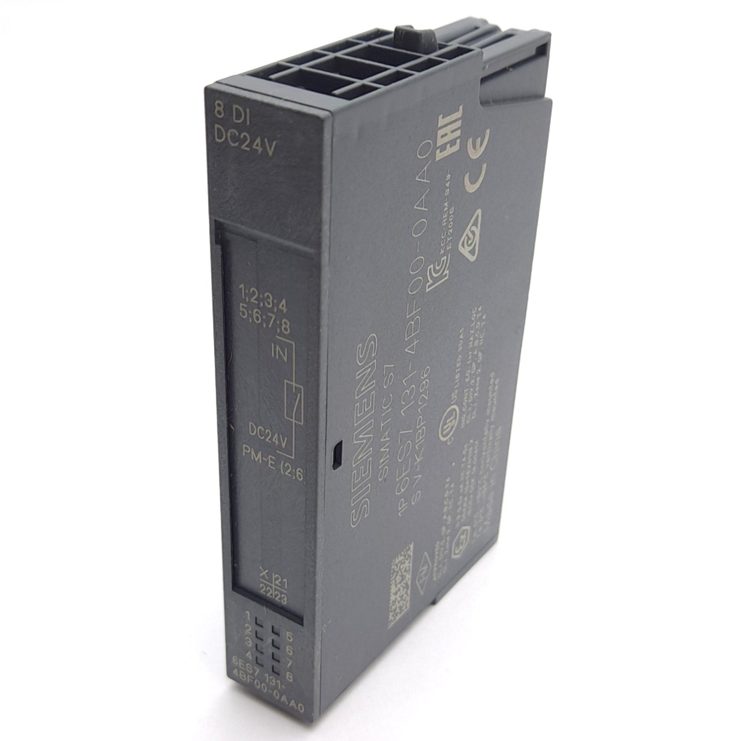 New Siemens 6ES7131-4BF00-0AA0 Digital Input Module, 8-Input, 24VDC, For ET 200S