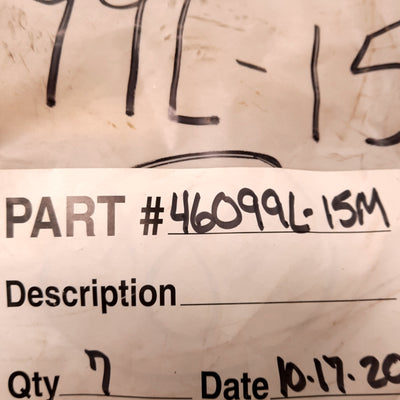 New SPM 46099-L-15 Low Temperature Twisted Pair Cable, M12 2-Pin, -40 to +90°C, 15m