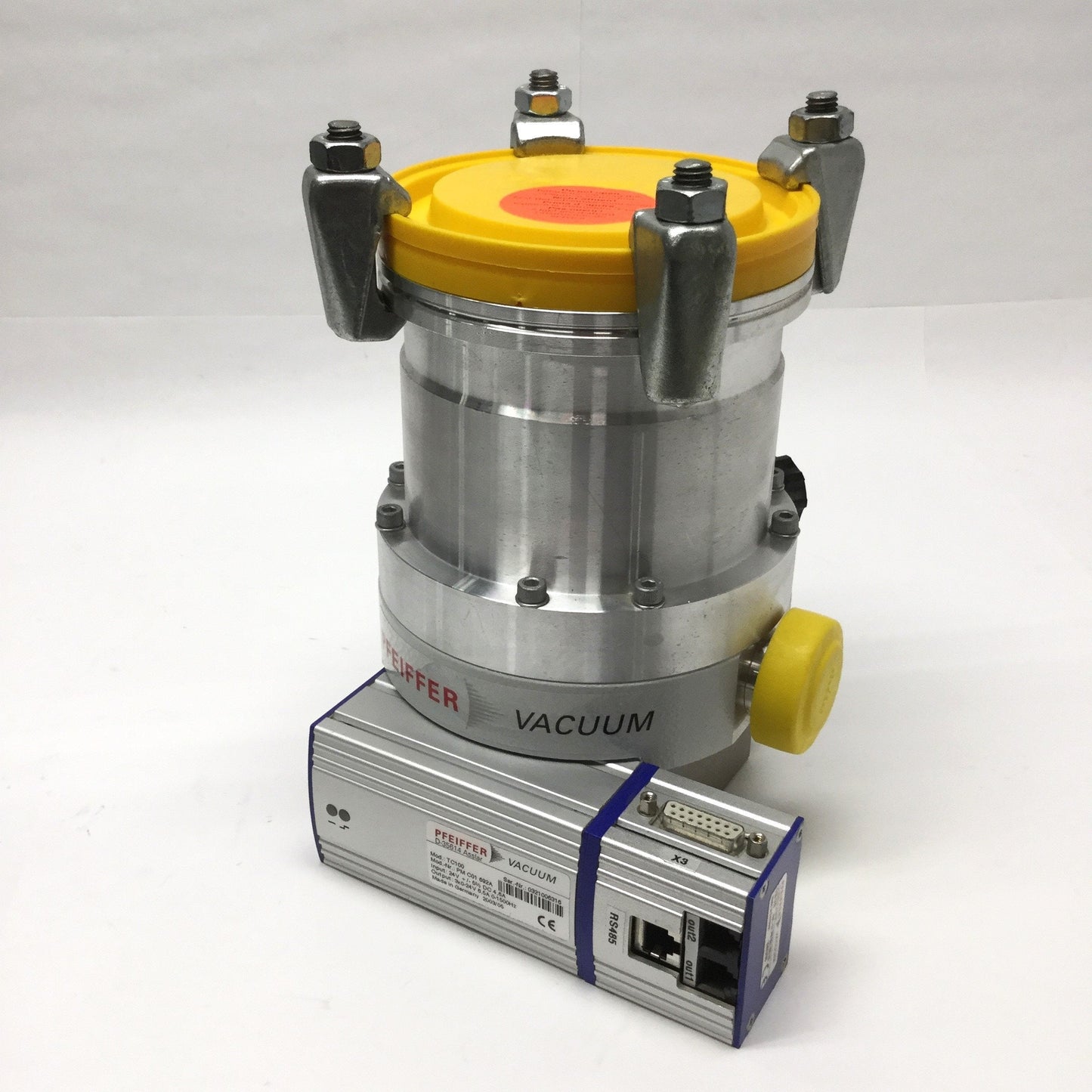 Used Pfeiffer Vacuum THM 262 P Turbomolecular Drag Pump DN100 w/ TC100 Controller