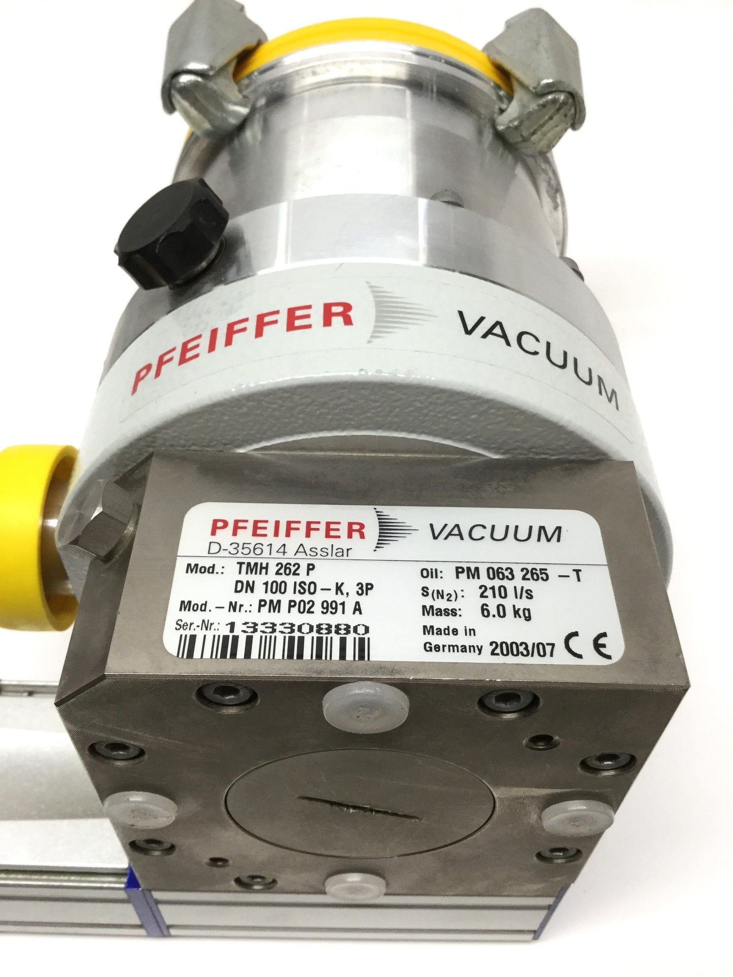 Used Pfeiffer Vacuum THM 262 P Turbomolecular Drag Pump DN100 w/ TC100 Controller