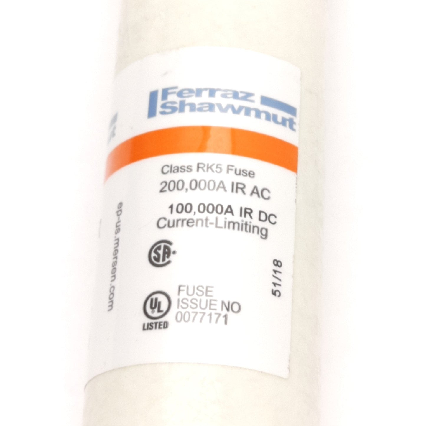 New – Open box Ferraz Shawmut Mersen TRS70R Dual Element Fuse, Class RK5, 70Amps, 600VAC/DC