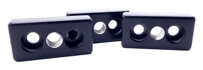 New Lot of 3 80/20 14025 Center Tap Base Plate 30 Series M12 X 1.75 60mm x 30mm
