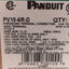 New – Open box Lot of 125 Panduit PV10-6R-D Pressure Ring Terminal Connectors, #6 Stud