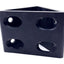 New Lot of 2 80/20 40-4338-Black Gusseted Inside Corner Bracket 40 Series 8 Hole