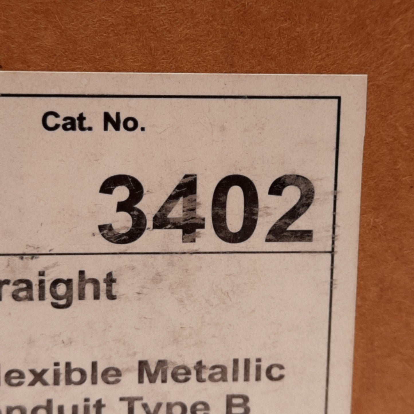 New Lot of 10 Hubbell 3402 Liquid-Tight Straight Conduit Connector, 1/2in Trade Size