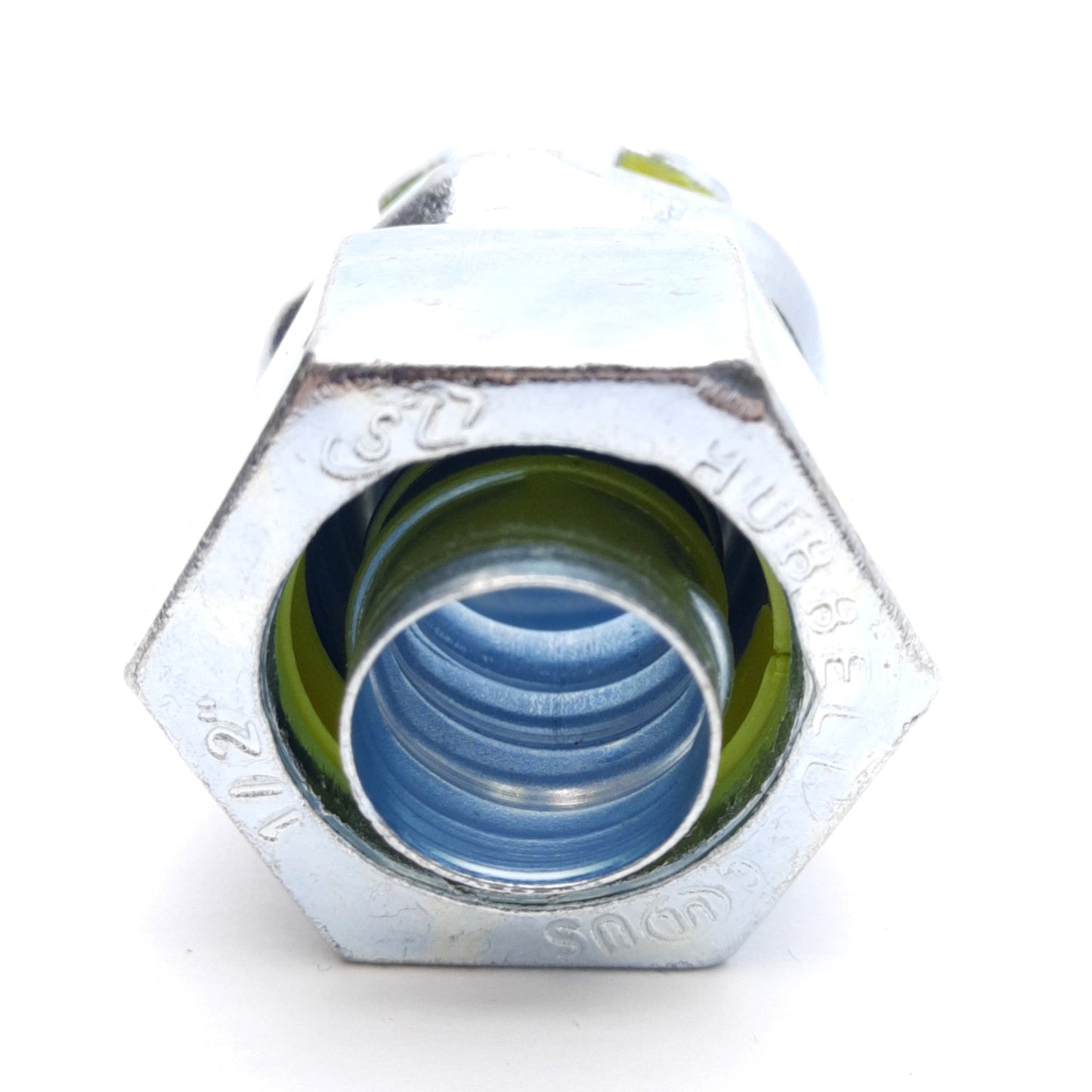 New Lot of 10 Hubbell 3402 Liquid-Tight Straight Conduit Connector, 1/2in Trade Size