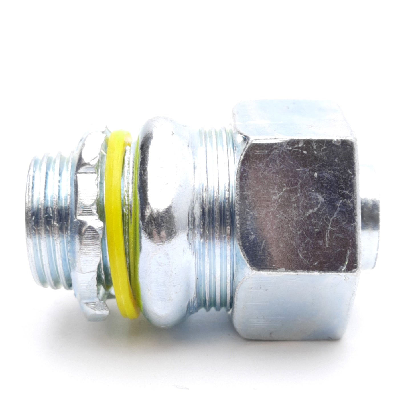 New Lot of 10 Hubbell 3402 Liquid-Tight Straight Conduit Connector, 1/2in Trade Size