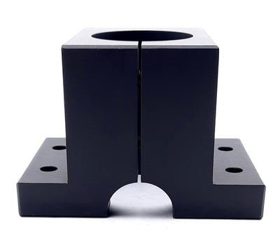 New 80/20 5300-Black 2" Single Shaft Stanchion Base 15 Series 4.75" x 3.25" x 3.25"