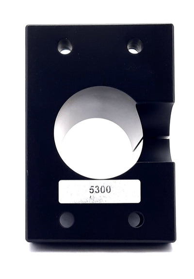 New 80/20 5300-Black 2" Single Shaft Stanchion Base 15 Series 4.75" x 3.25" x 3.25"