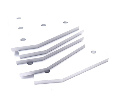 New Lot of 5 80/20 4340 5 Hole Tee Flat Plate 15 Series & Ready Tube 4.5" x 4.5"
