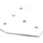 New Lot of 5 80/20 4340 5 Hole Tee Flat Plate 15 Series & Ready Tube 4.5" x 4.5"