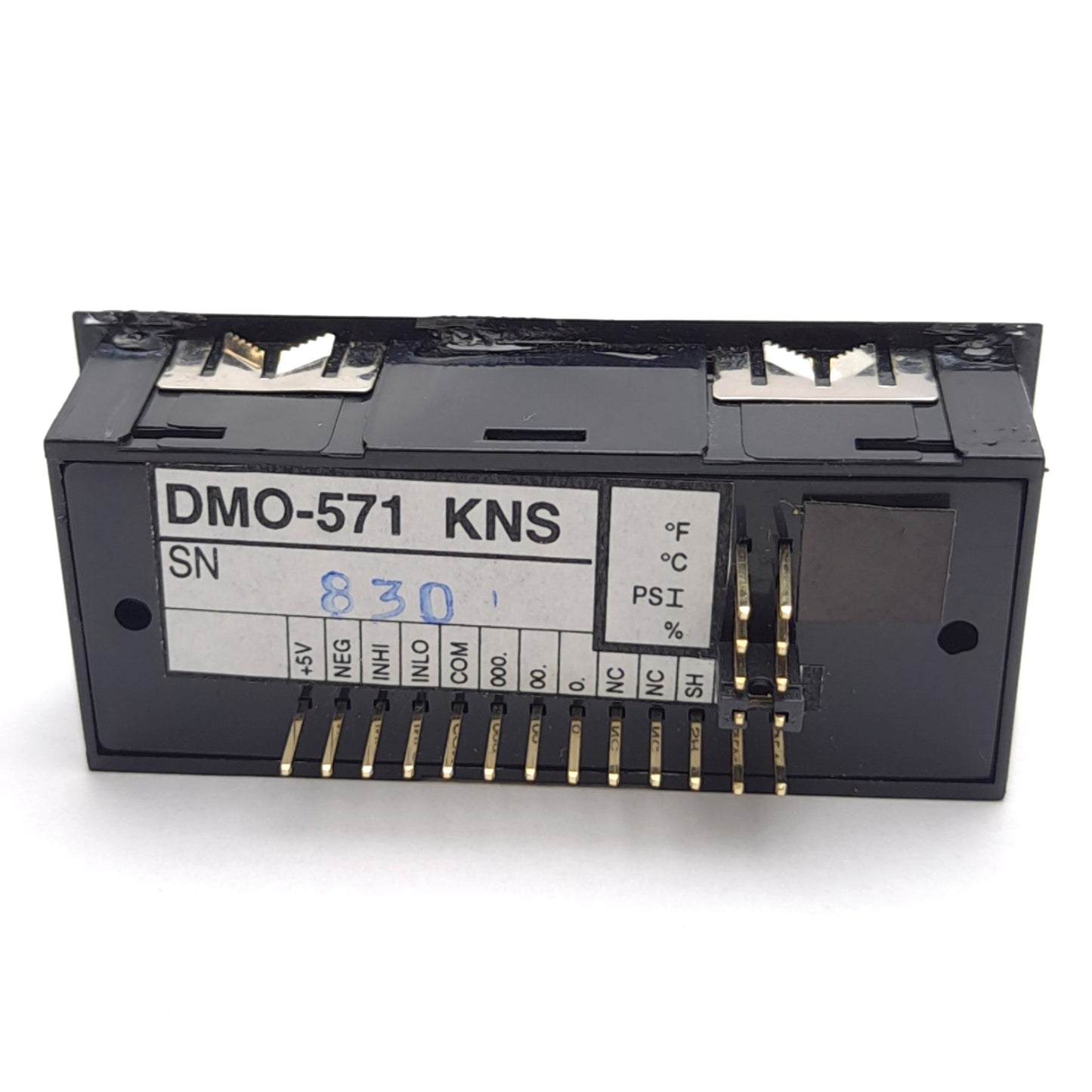 Used KNS DMO-571 LCD Digital Panel Meter, Red Negative Backlight, 3-1/2 Digit, ±200mV