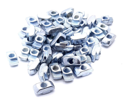 New Lot of 50 80/20 13120 Standard Drop-in T-Nut 45 Series 1/4-20 19.6mm x 9.70mm