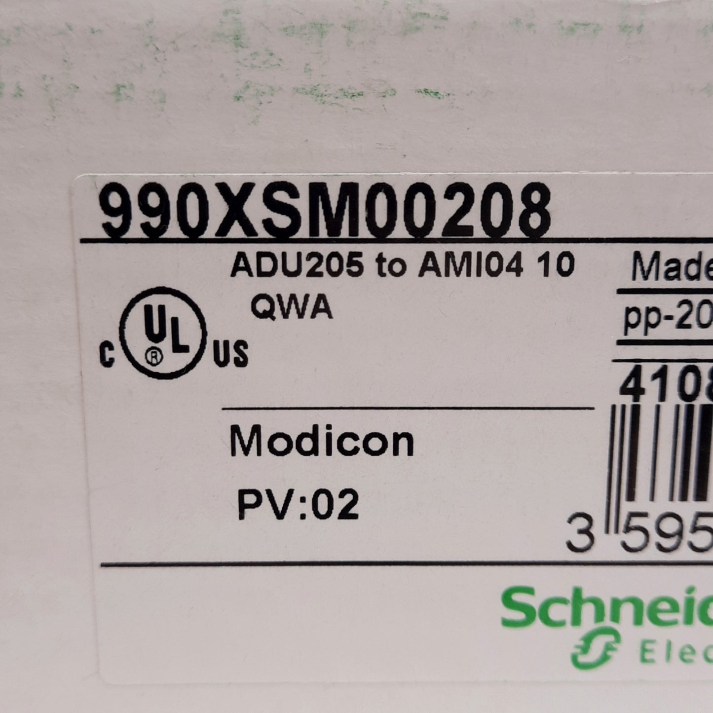 New Schneider Electric 990XSM00208 Modicon ADU205 to AMI0410 Quick Wiring Adapter